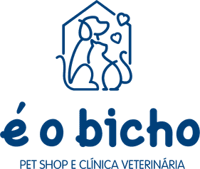 Logo É o Bicho, Pet Shop e Clínica Veterinária, cliente da Adverta